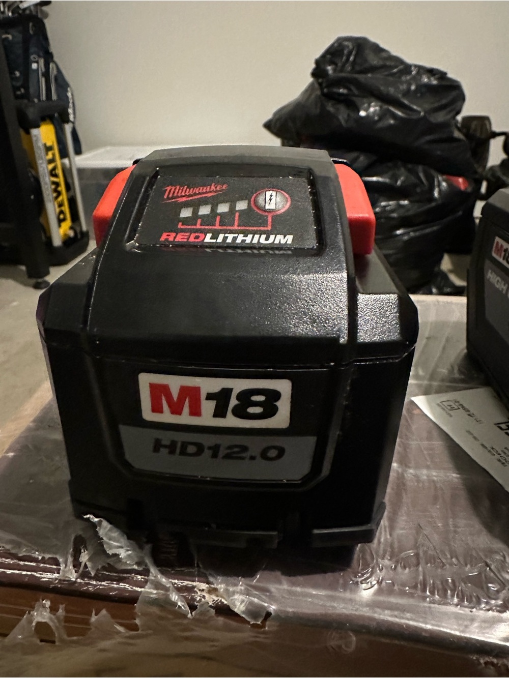 Milwaukee M18 REDLITHIUM HD12.0 Battery Pack - Black/Red Battery Bundle